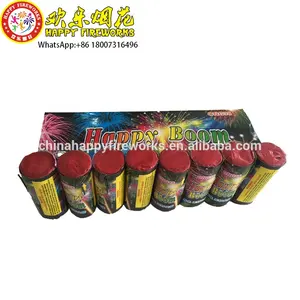 Liuyang High quality buy outdoor occasion Christmas Happy Boom stockless sky rockets fireworks Shell rockets wholesale pyro