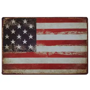 The American flag Retro Vintage Younger Decor Tin Metal Poster Cafe Bar Pub Garage office Wall Art Painting Classical