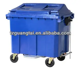 Euro/Bắc Mỹ Loại Nhựa Y Tế Từ Chối Thùng Rác Có Thể Wheelie Bin 1100L