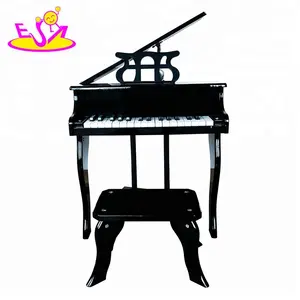 High quality instrument toy wooden kids piano for wholesale W07K014