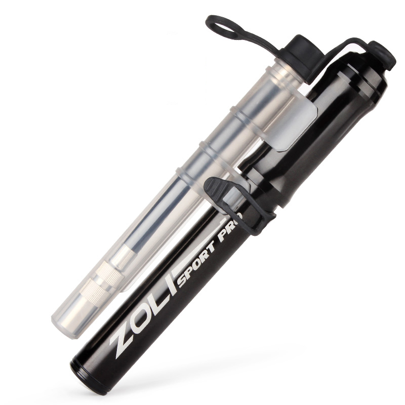 Велосипедный насос ZOLi ZL0111, легкий, 260PSL, американский французский клапан высокого давления, 19 см, портативный мини-насос для шин