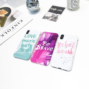 2018 Venta caliente moda ser valiente suave TPU teléfono móvil caso para el iPhone 6 S 7 8 más X - Product Image 1