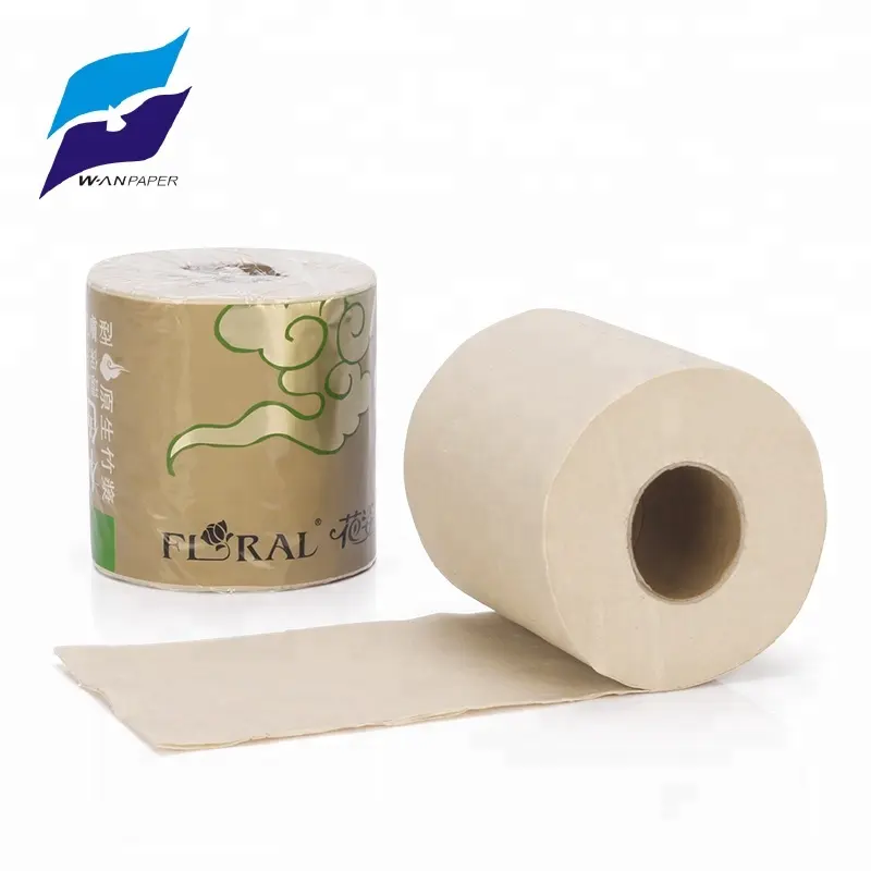 Rouleau de papier toilette en bambou, 4 plis, haute qualité, OEM, vente en gros