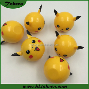 Fábrica Directamente <span class=keywords><strong>3</strong></span> Piezas Cat Juego PikaChu Pokemon Bola de Zinc Grinder Crusher Tobacco Grinder grinder - Product Image 6