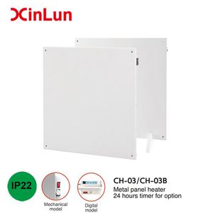 Luz, delgada de metal montado en la pared/independiente impermeable panel eléctrico calentador - Product Image 2