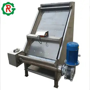 Slanting sieve type Cow dung sewatering machine solid liquid separator