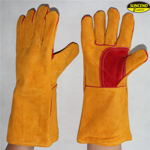 Leather Glove bait long yellow for Welder - Product Image 6