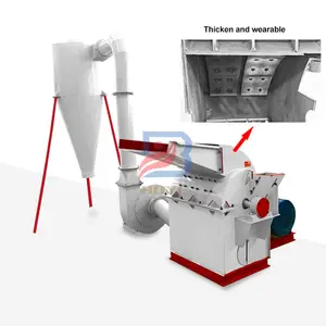 Mejor calidad industrial máquina trituradora de madera de chip crusher