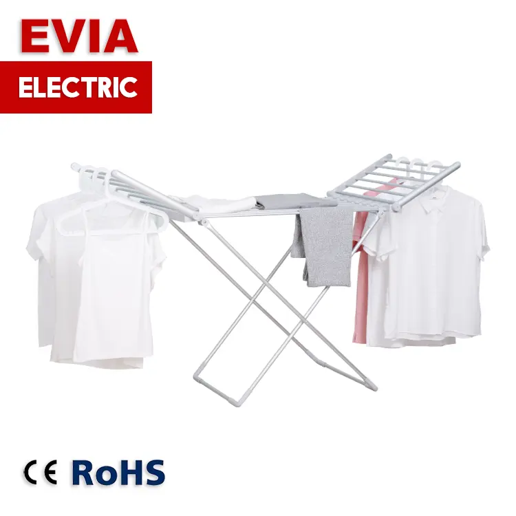 Aluminum foldable hanger portable folding heated cloth airer electric clothes dryer machine for laundry