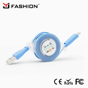 2017 accesorios del teléfono retráctil 1 M micro USB <span class=keywords><strong>Cable</strong></span> IOS para <span class=keywords><strong>Android</strong></span> para <span class=keywords><strong>iPhone</strong></span> 8Pin - Product Image 5