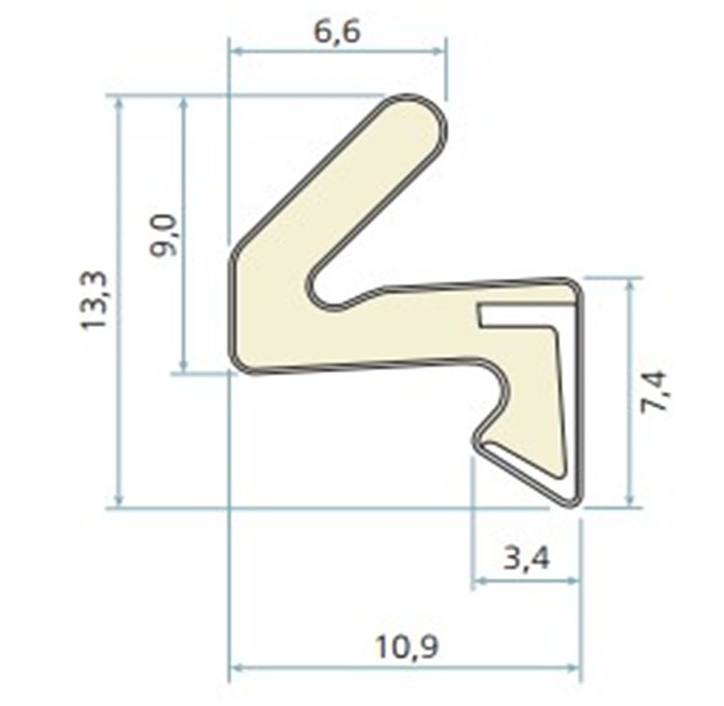 AQ21 Schlegel Foam Door Seal Q Lon