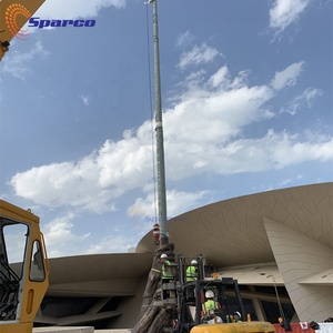 Алюминиевая электрическая Подставка под флаг 24 м, поставляется в Катар - Product Image 3