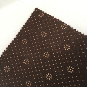 Polyester underlay không dệt cảm thấy vải với lớp phủ chống trượt PVC dots/PVC dots thảm không trượt cơ sở quần áo - Product Image 3