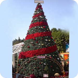 Thương mại khổng lồ ngoài trời LED Cây giáng sinh 20ft-50ft PVC không thấm nước và ánh sáng lên IP65 đánh giá - Product Image 3