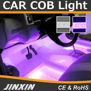 RGB רצועות אור LED פנים אורות אווירת מנורת קישוט אור הרצועה רכב האוטומטי וסטיילינג רגל לכל המכוניות