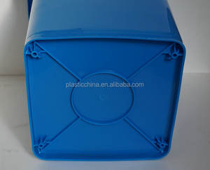 50 litros de material PP 2.3kgs cubierta móvil de juguete cubo de la <span class=keywords><strong>basura</strong></span> de plástico con cuatro ruedas - Product Image 4