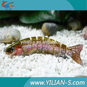 2015 Multi articulado atraer a la pesca cebo Swimbait Life like arenque bajo Pike de Muskie - Product Image 1