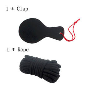 10 unids/set esclavo mujer adultos sexo juguetes para parejas <span class=keywords><strong>esposas</strong></span> Whip cuerda máscara sexo bondage fetiche restricciones - Product Image 5