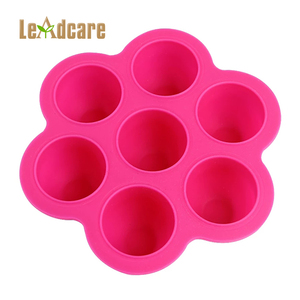 Pétalo en forma de Eco-friendly colorido silicona cake molde herramientas bebé asistencia caja de comida con tapa - Product Image 5