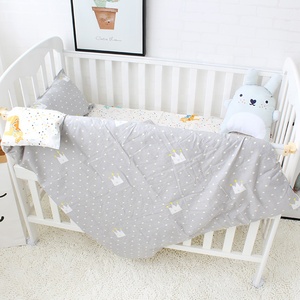Parure de <span class=keywords><strong>lit</strong></span> avec pare-choc et drap, ensemble de literie 100% coton, haute qualité, pour bébé, literie pour enfants, dessin animé, 3 pièces - Product Image 4