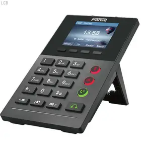 Friti X2 IP电话2 SIP线高清语音2.8 “彩色屏幕耳机EHS支持Plantronics耳机voip sip ip电话