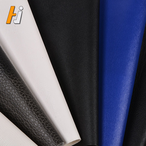 Litchi Grain 2mm Recycled <strong>PU</strong> Synthetic Material Microfiber Stretch <strong>Leather</strong> Fabric for Furniture Bags and Shoes Manufacturing - Product Image 5