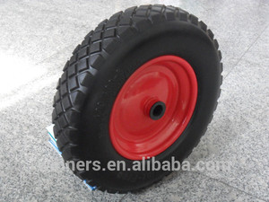 4.00-8 rempli de mousse pu <span class=keywords><strong>pneu</strong></span> de <span class=keywords><strong>brouette</strong></span> de roue 16'' - Product Image 4