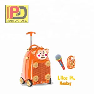 Peng Da PD speelgoed Kids dieren trolley koffer bagage