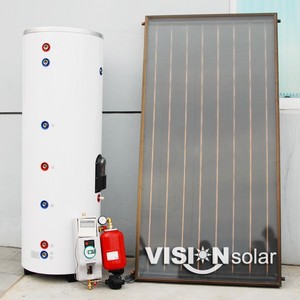 Haute efficacité cadre en acier inoxydable plaque <span class=keywords><strong>plate</strong></span> Tube sous vide solaire bain de gaz extérieur <span class=keywords><strong>douche</strong></span> Geyser pour ménage hôtel Garage - Product Image 2