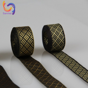 맞춤형 로고 인쇄 40mm 길이 자카드 탄성 웨빙 패턴 디자인의 부드러운 나일론 원단 - Product Image 2