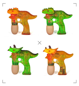 Pistola de agua con forma de animal, juguete de burbuja de dinosaurio - Product Image 1