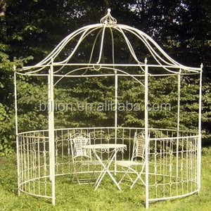 <span class=keywords><strong>Pergola</strong></span> en <span class=keywords><strong>fer</strong></span> <span class=keywords><strong>forgé</strong></span> galvanisé pour l'extérieur - Product Image 4