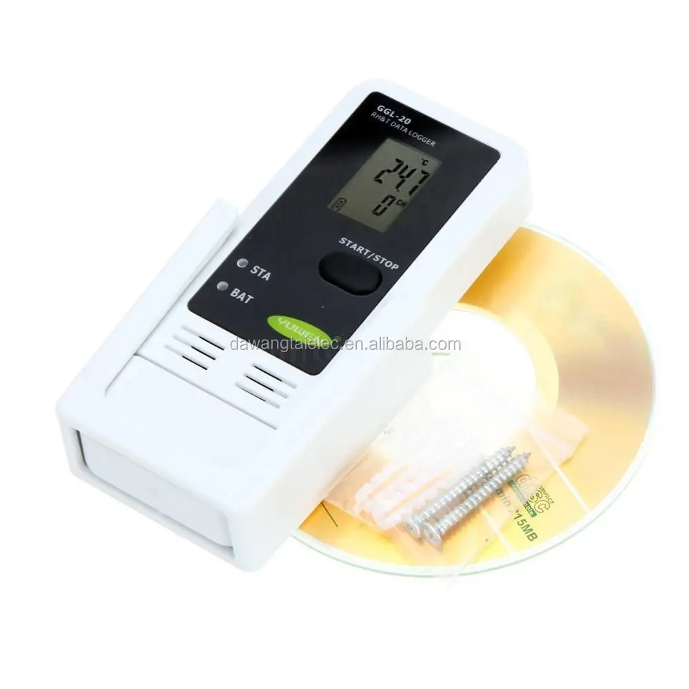 GGL-20 USBデジタル温度湿度データロガーメーター温度計湿度計