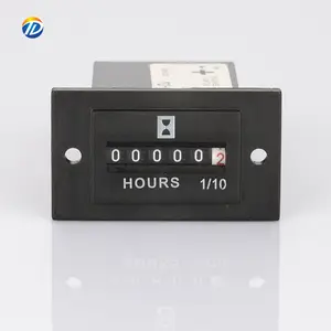 Hot Sale SYS-2 DC12V 24V AC110V 220V Digital Mechanical Car Hour Meter Counter Generator Engine Motorcycle Hour Meter