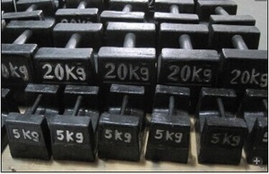 20 kg M1 prueba de peso de hierro fundido, pesos de ferro fundido, fundición de hierro de peso estándar - Product Image 4