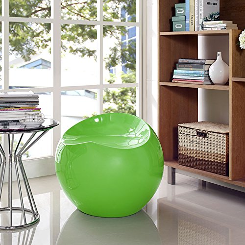 Finn Stone Ball Chair - Modern Outdoor Fiberglass Stool