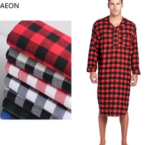 <span class=keywords><strong>Camicia</strong></span> a quadri di flanella da <span class=keywords><strong>uomo</strong></span> all'ingrosso <span class=keywords><strong>camicia</strong></span> da <span class=keywords><strong>notte</strong></span> e pantaloni di flanella a maniche lunghe vestaglia caftano - Product Image 3