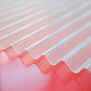 防水玻璃纤维增强塑料片材，玻璃钢板材价格便宜玻璃纤维瓦楞彩色玻璃纤维增强Pol