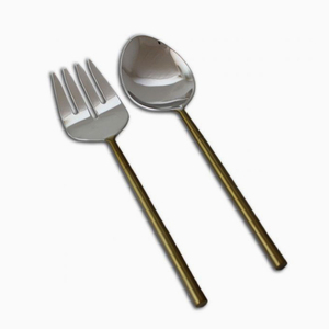 Acier inoxydable Salade Serveur - Product Image 1