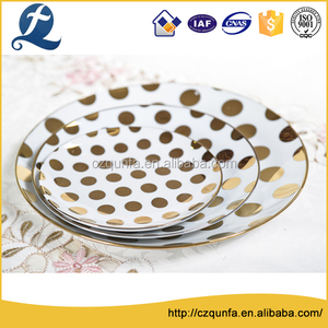 En gros chinois en céramique de luxe <span class=keywords><strong>vaisselle</strong></span> ensembles de <span class=keywords><strong>vaisselle</strong></span> avec point <span class=keywords><strong>grès</strong></span> - Product Image 1