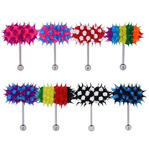 ZESEN Großhandel Body Piercing Schmuck-Vibrierender Zungen ring mit zwei Batterien - Product Image 1