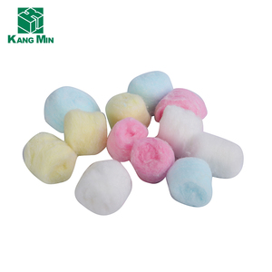 100% Bola Katun Sintetis Alkohol Medis Kapas Murni Merah Muda untuk Perawatan Kesehatan Pribadi - Product Image 5