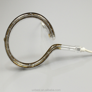 Gold Ring <strong>Quartz</strong> 1300w Circular <strong>Halogen</strong> Infrared <strong>Heating</strong> Lamp - Product Image 5