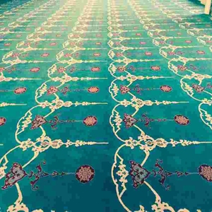 Hot Sale Blue Colourful Mosque Carpet