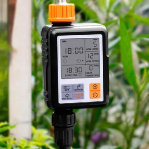 Nuovo Design Potente Giardino Irrigazione a goccia Sistema di Valvola di Acqua di Controllo Digitale Con Timer