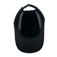 Gorra deportiva personalizada de alta calidad, gorra para correr en seco, gorras negras de microfibra, gorra de conductor de camión transpirable Unisex