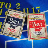 Cartes à jouer de poker LANGE LA-P27 de qualité casino, écologiques, imperméables, avec papier à noyau bleu, options personnalisées pour un usage professionnel