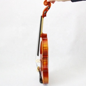 Mejor profesional de alto grado <span class=keywords><strong>barroco</strong></span> abeto cara ébano incrustaciones piezas de ajuste Matt 4/4 hecho a mano pintura violín - Product Image 2