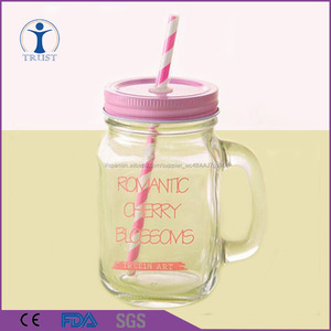 Caliente-venta nueva tendencia de la <span class=keywords><strong>moda</strong></span> 15 oz square maravilloso mason jar - Product Image 3