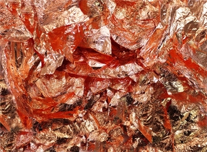 Kerajinan Seni Kaca Serpihan Tembaga Berkualitas Tinggi Penjualan Langsung Pabrik Lukisan Daun Emas Dekorasi Kuku 1kg Per Karton Tembaga Merah - Product Image 2